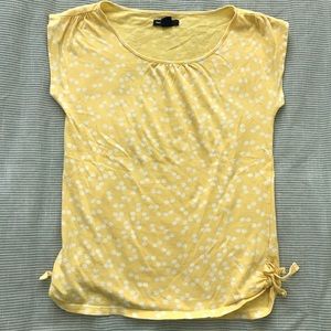 Girl's GAP Yellow Polka dot Top